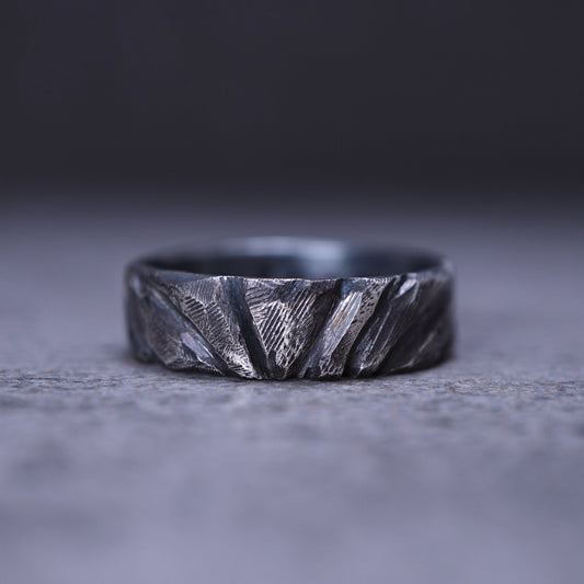 Dry Landscape Ring — Mountains from Stone & Sea
