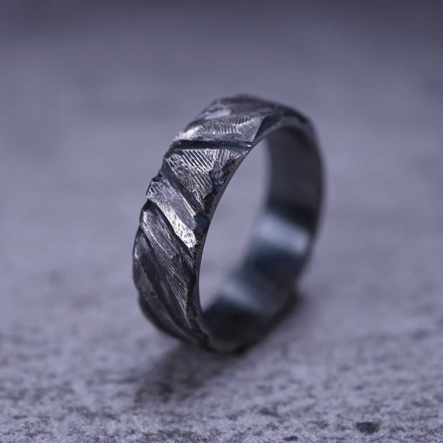Dry Landscape Ring — Mountains from Stone & Sea