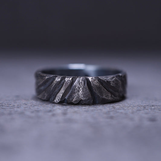 Dry Landscape Ring — Mountains from Stone & Sea