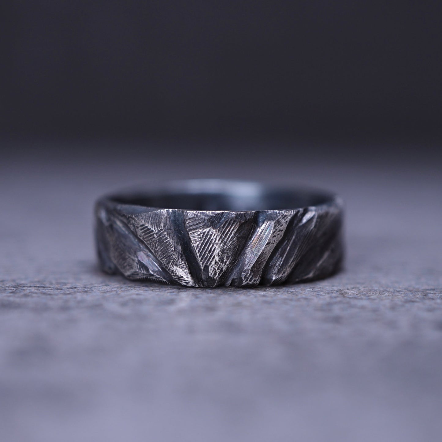 Dry Landscape Ring — Mountains from Stone & Sea