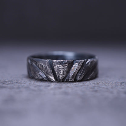 Dry Landscape Ring — Mountains from Stone & Sea