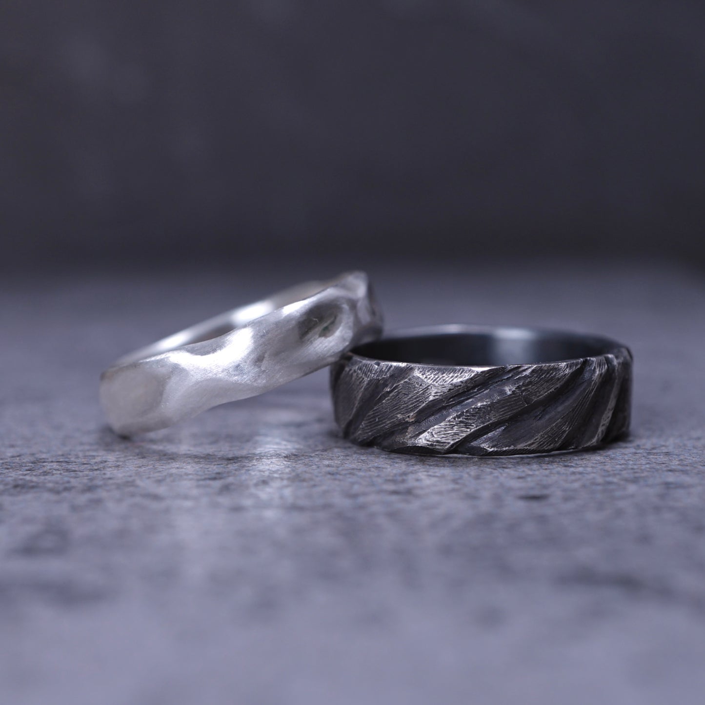 Dry Landscape Couple Rings — Shared Landscape