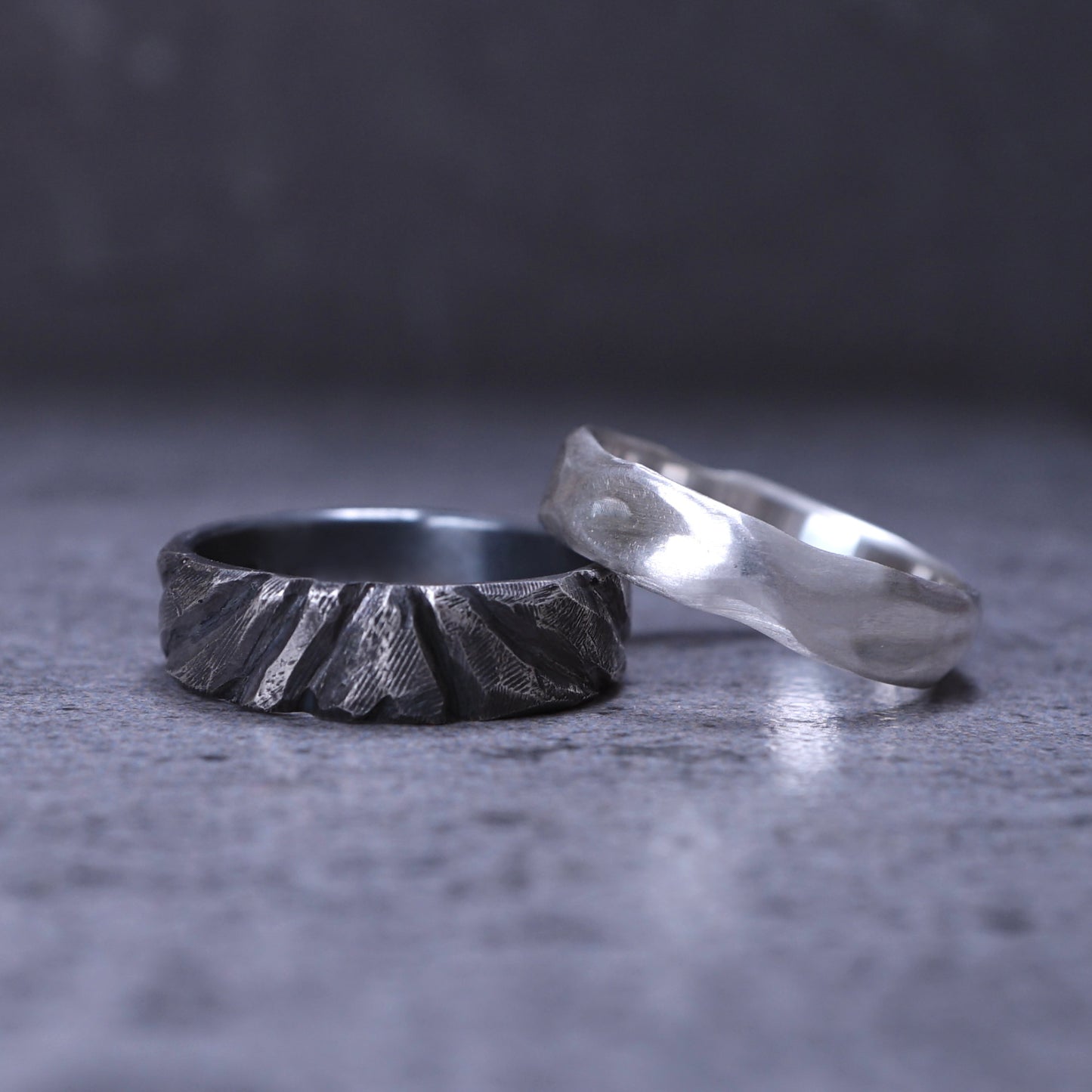 Dry Landscape Couple Rings — Shared Landscape