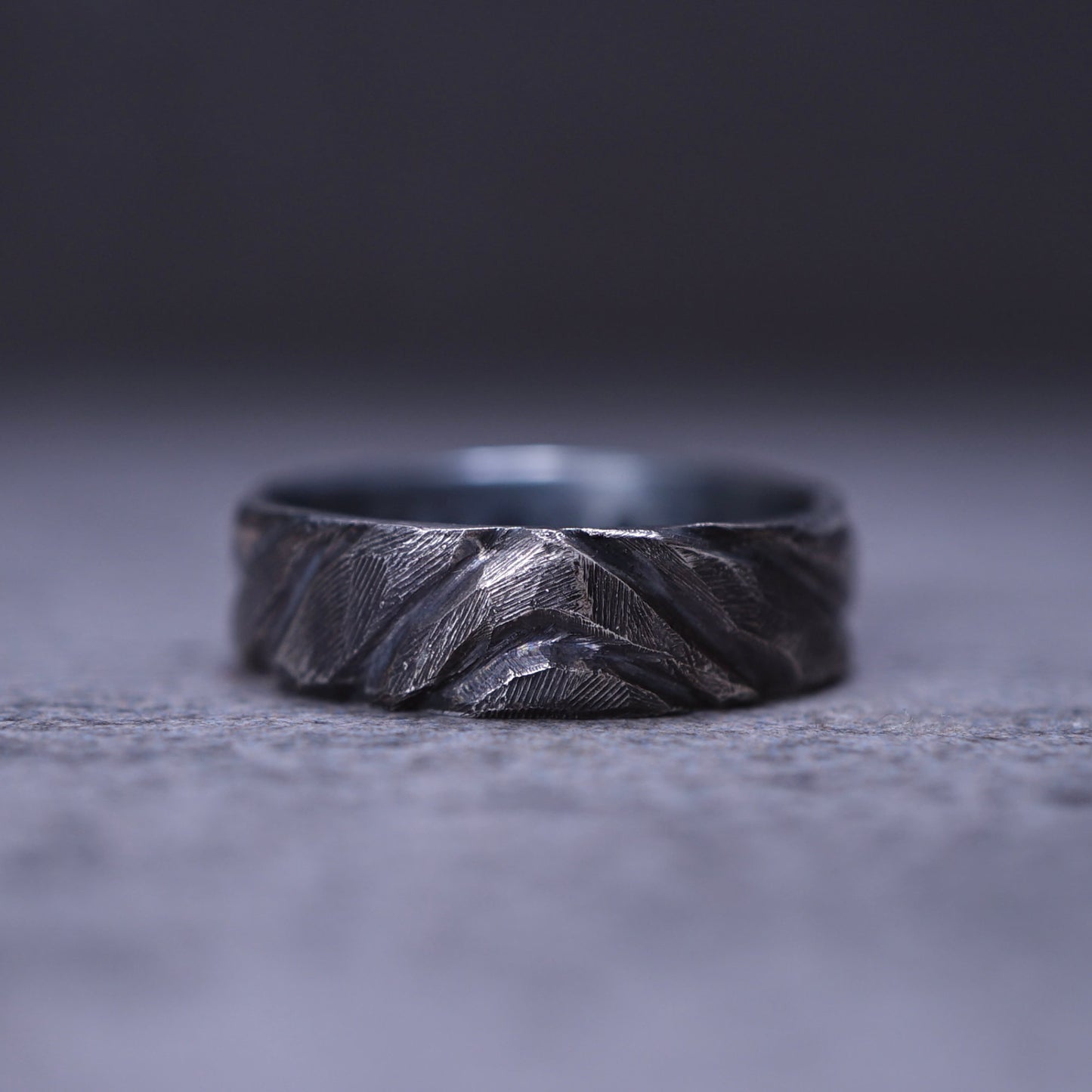 Dry Landscape Ring — Mountains from Stone & Sea