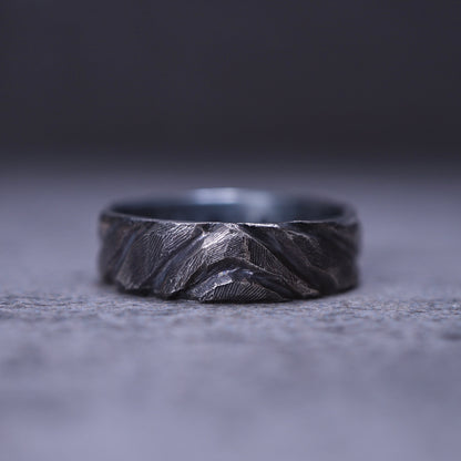 Dry Landscape Ring — Mountains from Stone & Sea