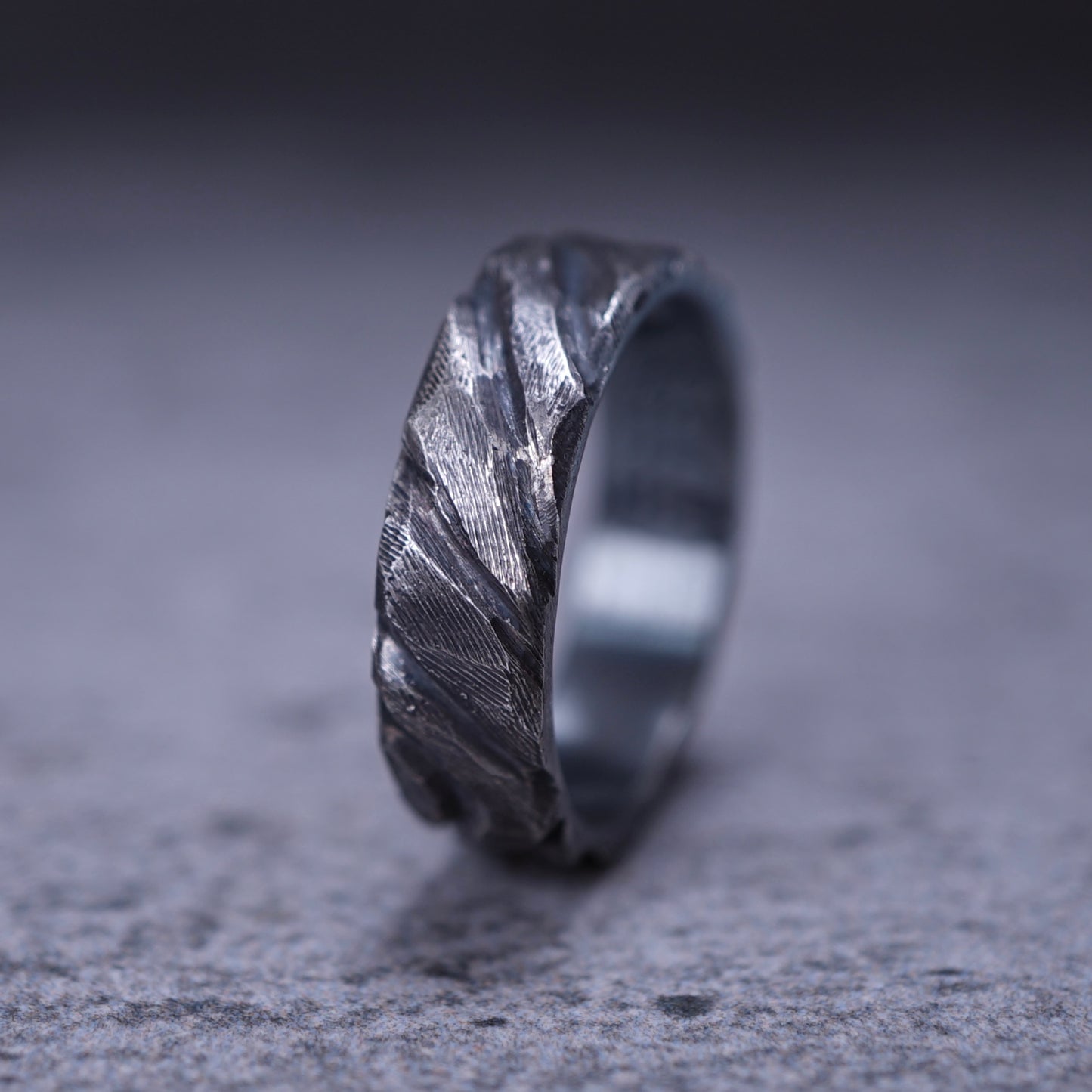 Dry Landscape Ring — Mountains from Stone & Sea