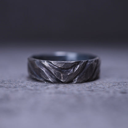 Dry Landscape Ring — Mountains from Stone & Sea