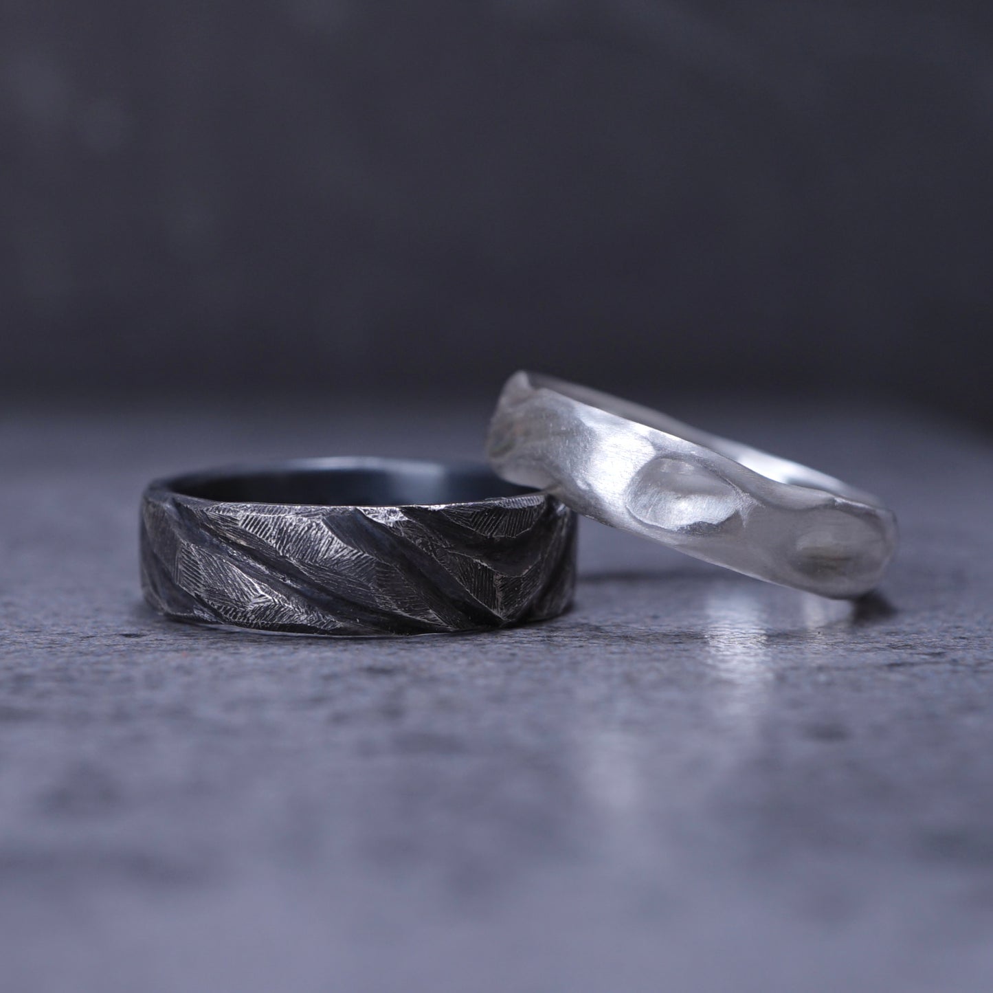 Dry Landscape Couple Rings — Shared Landscape