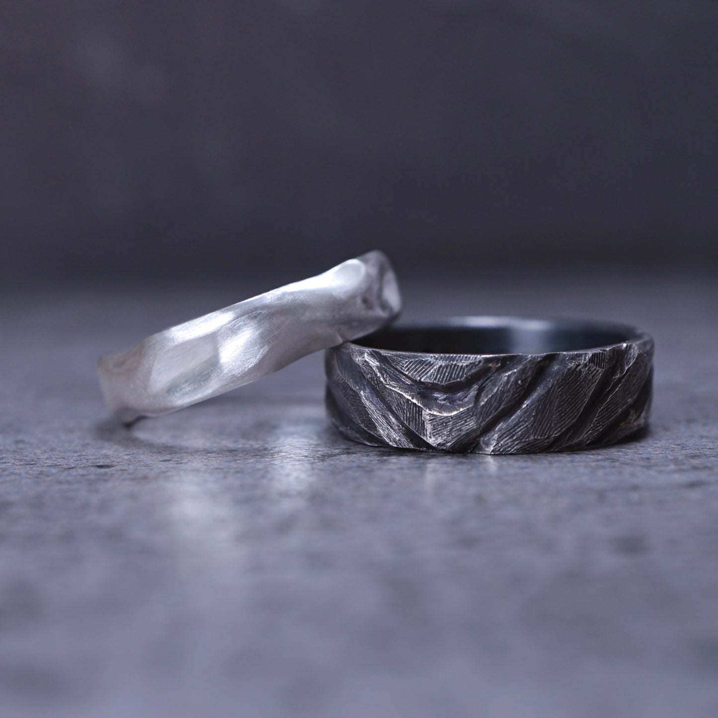 Dry Landscape Couple Rings — Shared Landscape