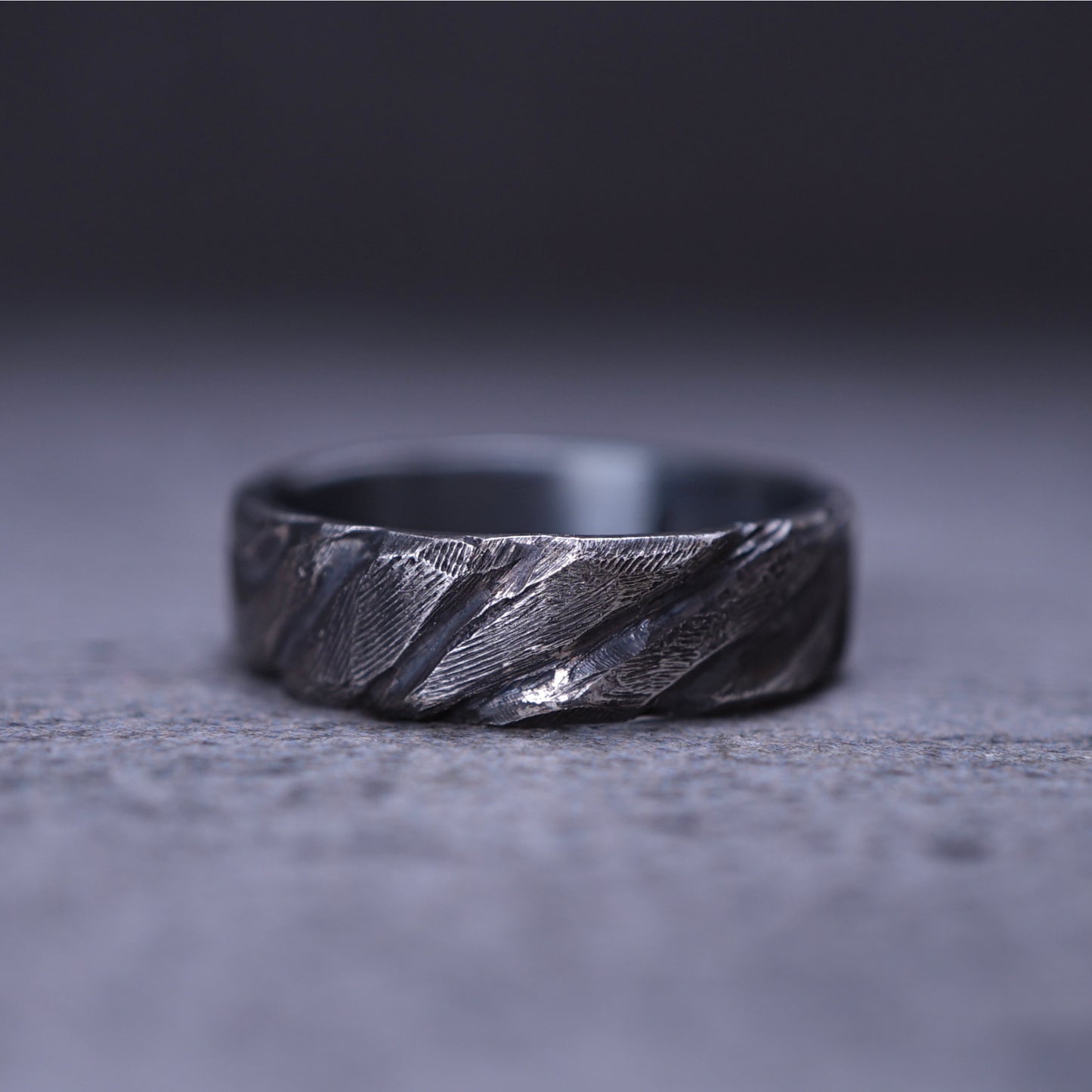 Dry Landscape Ring — Mountains from Stone & Sea