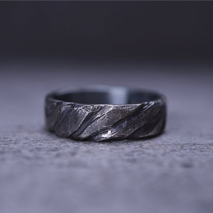 Dry Landscape Ring — Mountains from Stone & Sea