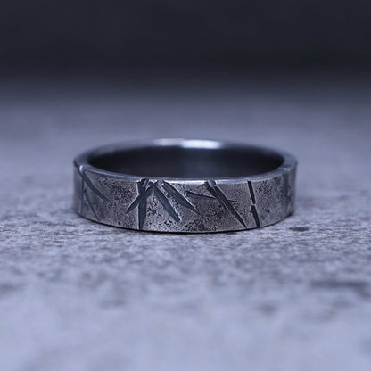 Zen Bamboo Ring — Rooted Calm