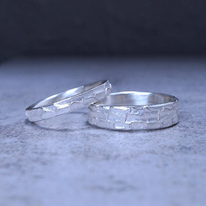 Impressionism Couple Rings — Light & texture