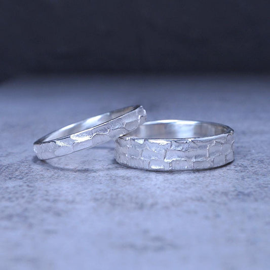 Impressionism Couple Rings — Light & texture