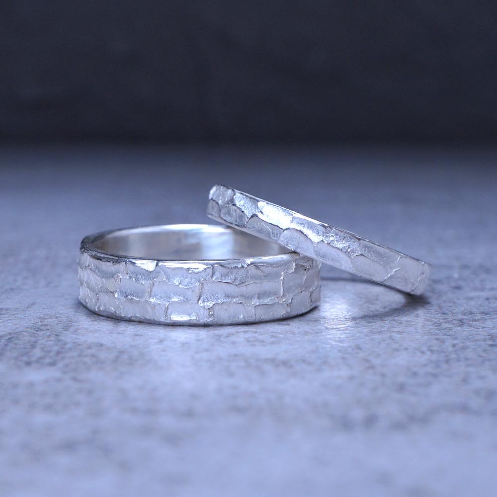Impressionism Couple Rings — Light & texture